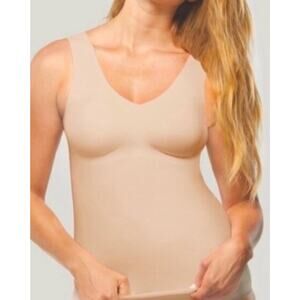 Knix Women’s XXL Luxe Lift Evolution Tank Beige Slimming Shapewear no pads